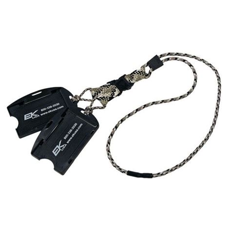 ek dual sided smart card holder w detachable lanyard|Black EK Lanyard with Two Dual.